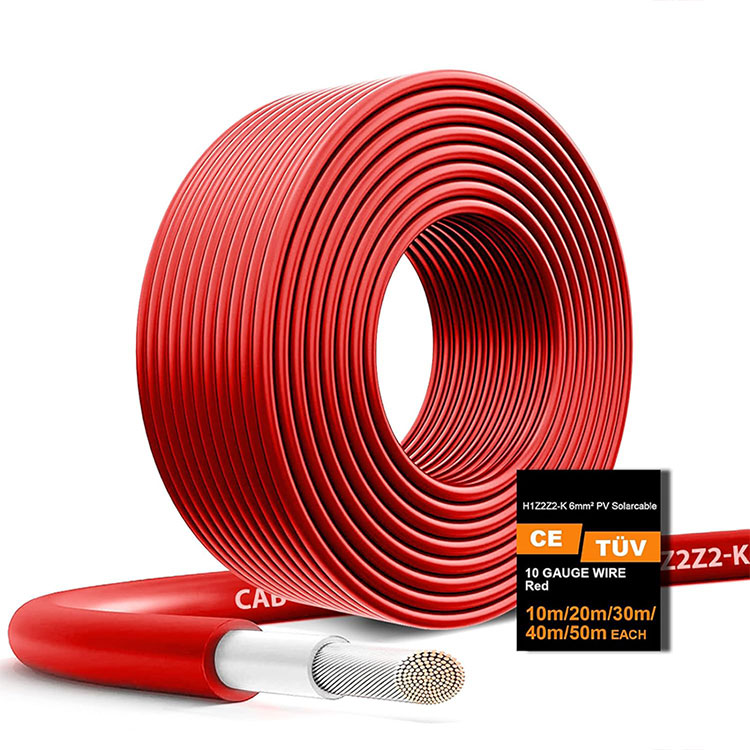 Friotaíocht Seoltóra Íseal 10AWG Photovoltaic Wire 65FT